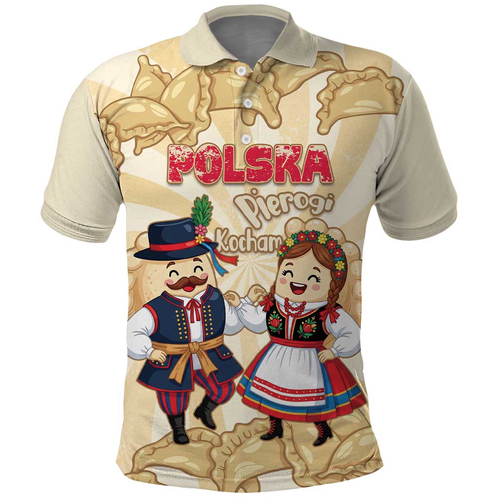 Personalised Pierogi Festival Poland Polo Shirt Polska Dumpling Kocham - Wonder Print Shop
