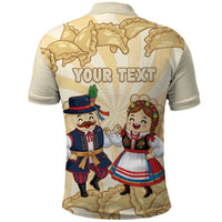 Personalised Pierogi Festival Poland Polo Shirt Polska Dumpling Kocham - Wonder Print Shop