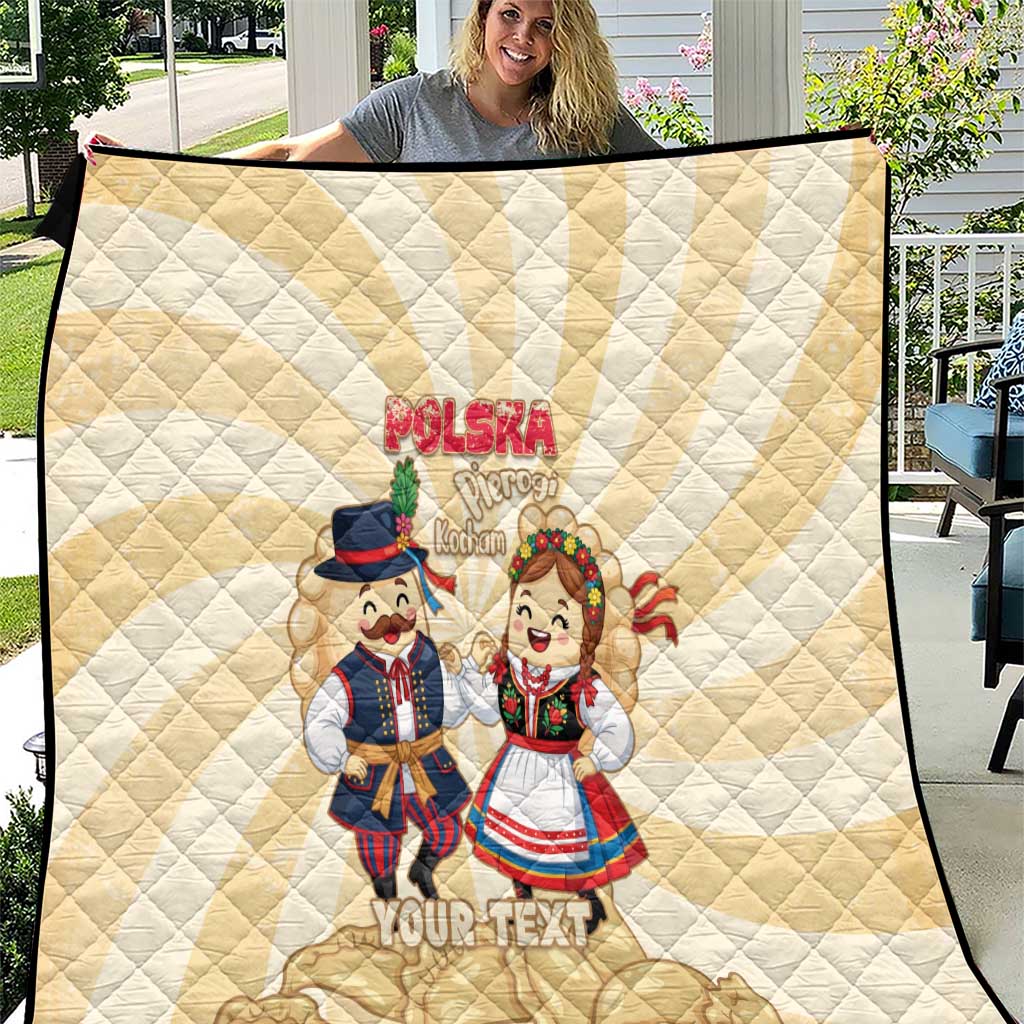 Personalised Pierogi Festival Poland Quilt Polska Dumpling Kocham - Wonder Print Shop