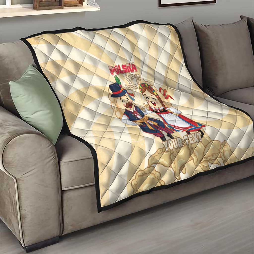 Personalised Pierogi Festival Poland Quilt Polska Dumpling Kocham - Wonder Print Shop