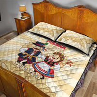 Personalised Pierogi Festival Poland Quilt Bed Set Polska Dumpling Kocham - Wonder Print Shop