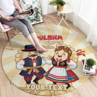 Personalised Pierogi Festival Poland Round Carpet Polska Dumpling Kocham - Wonder Print Shop