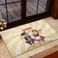 Personalised Pierogi Festival Poland Rubber Doormat Polska Dumpling Kocham - Wonder Print Shop