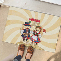 Personalised Pierogi Festival Poland Rubber Doormat Polska Dumpling Kocham - Wonder Print Shop