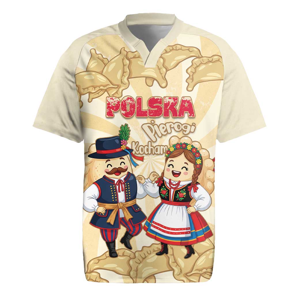 Personalised Pierogi Festival Poland Rugby Jersey Polska Dumpling Kocham - Wonder Print Shop