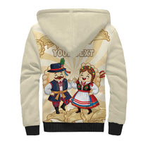 Personalised Pierogi Festival Poland Sherpa Hoodie Polska Dumpling Kocham - Wonder Print Shop