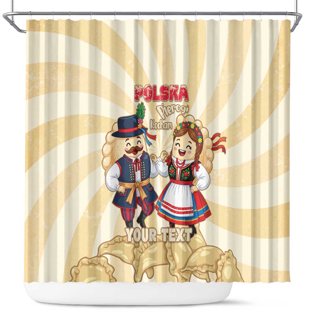 Personalised Pierogi Festival Poland Shower Curtain Polska Dumpling Kocham - Wonder Print Shop