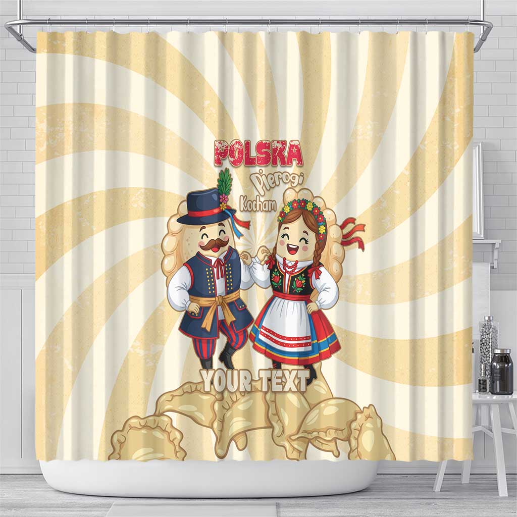 Personalised Pierogi Festival Poland Shower Curtain Polska Dumpling Kocham - Wonder Print Shop