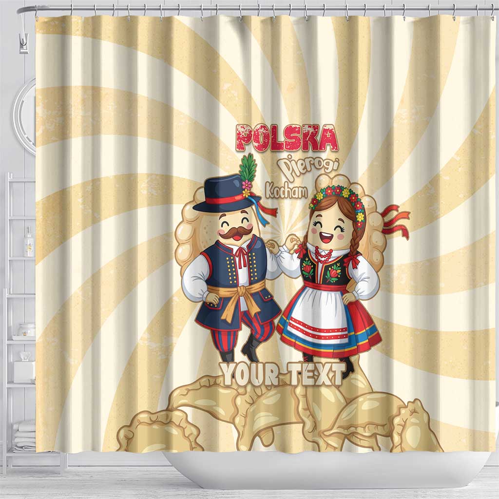 Personalised Pierogi Festival Poland Shower Curtain Polska Dumpling Kocham - Wonder Print Shop