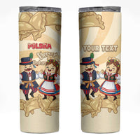 Personalised Pierogi Festival Poland Skinny Tumbler Polska Dumpling Kocham - Wonder Print Shop