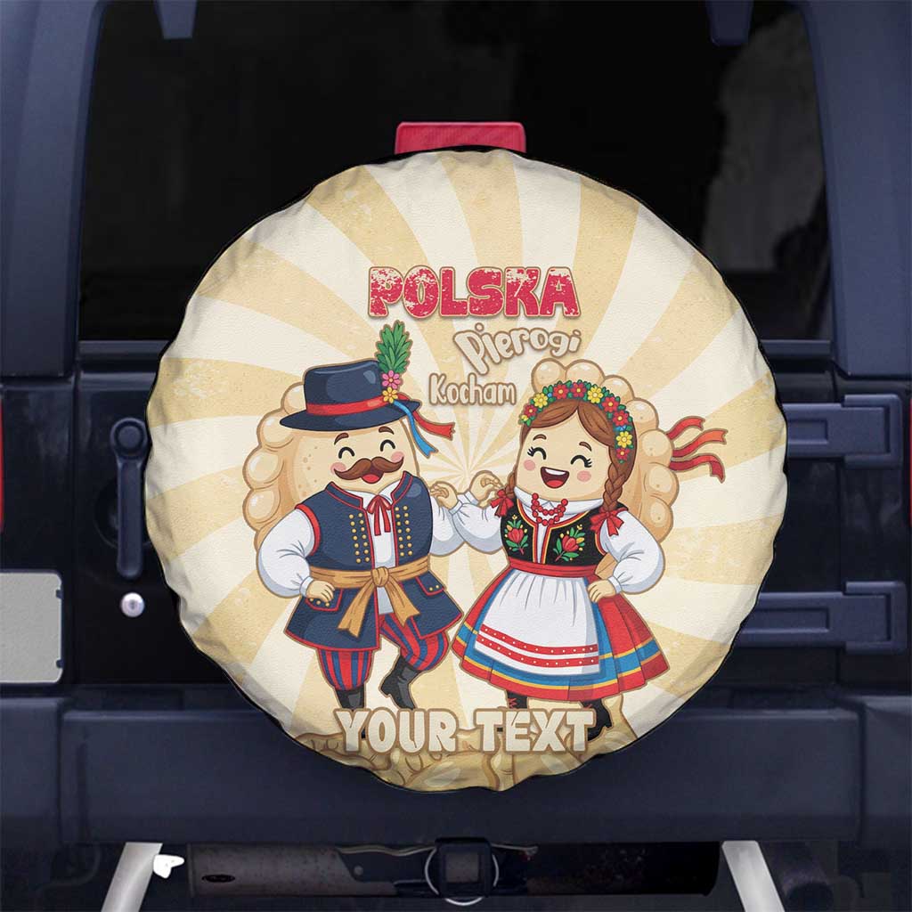 Personalised Pierogi Festival Poland Spare Tire Cover Polska Dumpling Kocham - Wonder Print Shop
