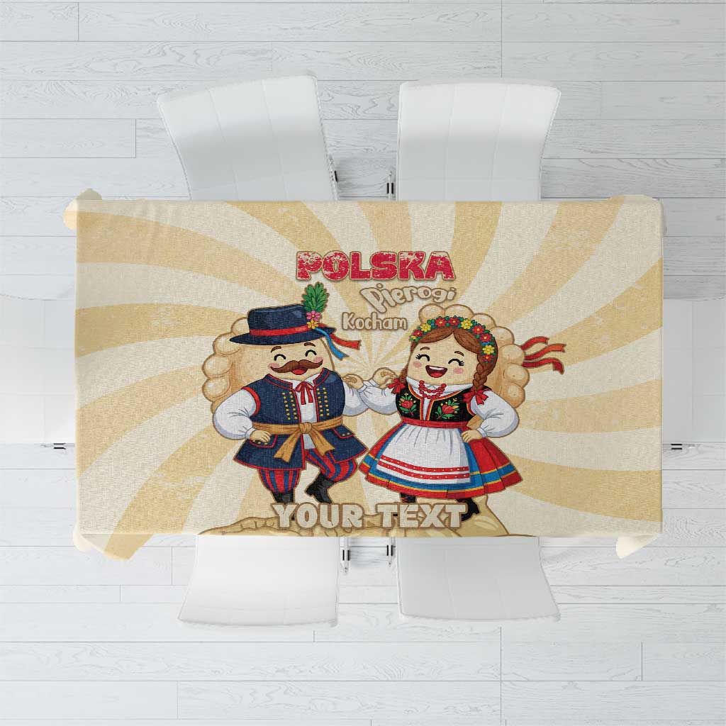 Personalised Pierogi Festival Poland Tablecloth Polska Dumpling Kocham - Wonder Print Shop