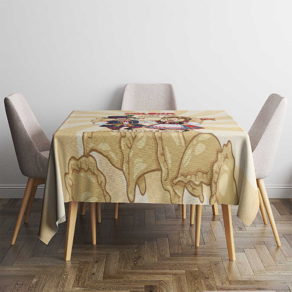 Personalised Pierogi Festival Poland Tablecloth Polska Dumpling Kocham - Wonder Print Shop
