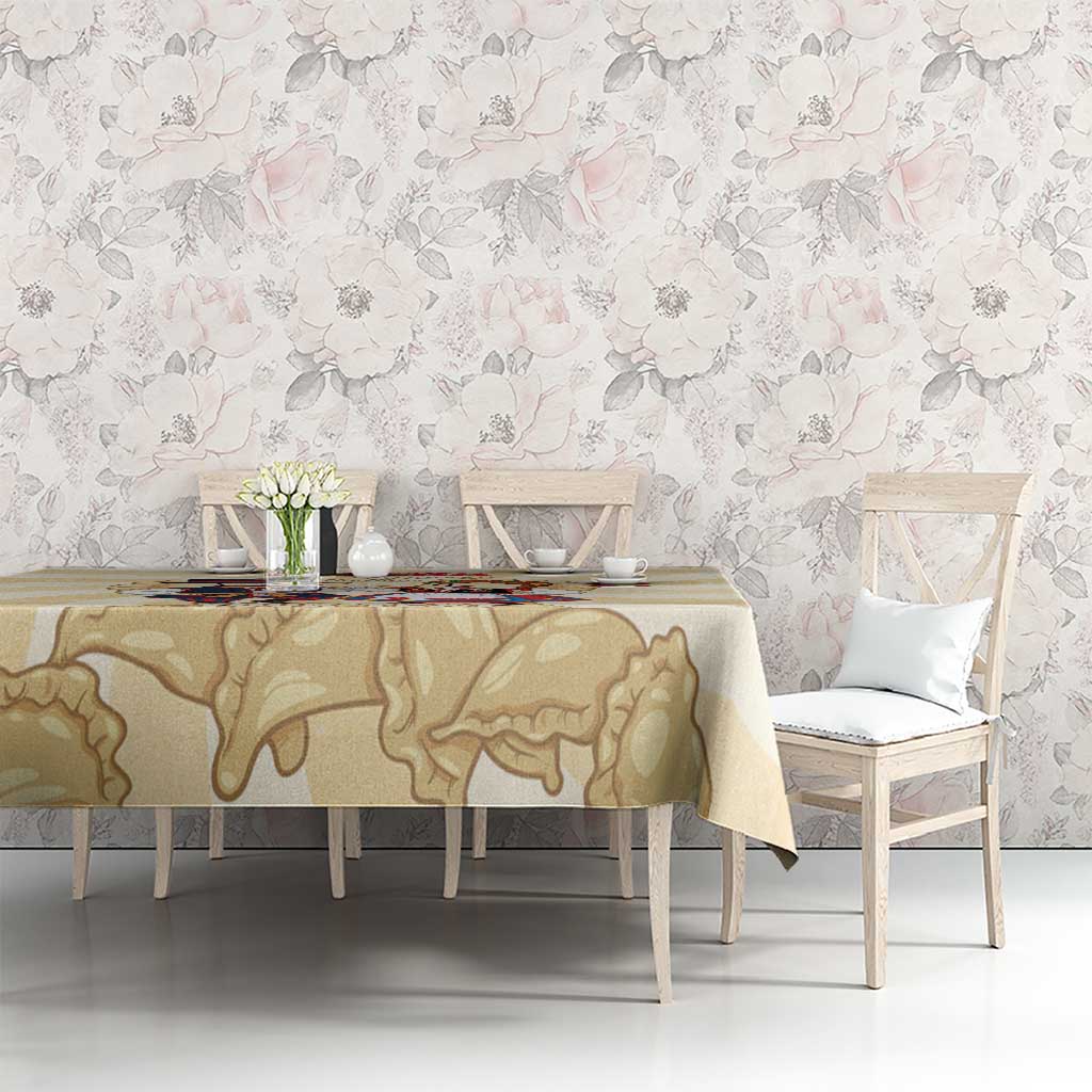 Personalised Pierogi Festival Poland Tablecloth Polska Dumpling Kocham - Wonder Print Shop