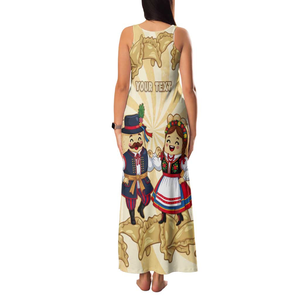 Personalised Pierogi Festival Poland Tank Maxi Dress Polska Dumpling Kocham - Wonder Print Shop