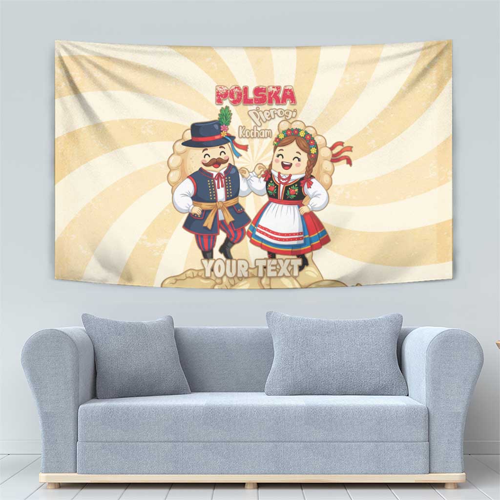 Personalised Pierogi Festival Poland Tapestry Polska Dumpling Kocham - Wonder Print Shop
