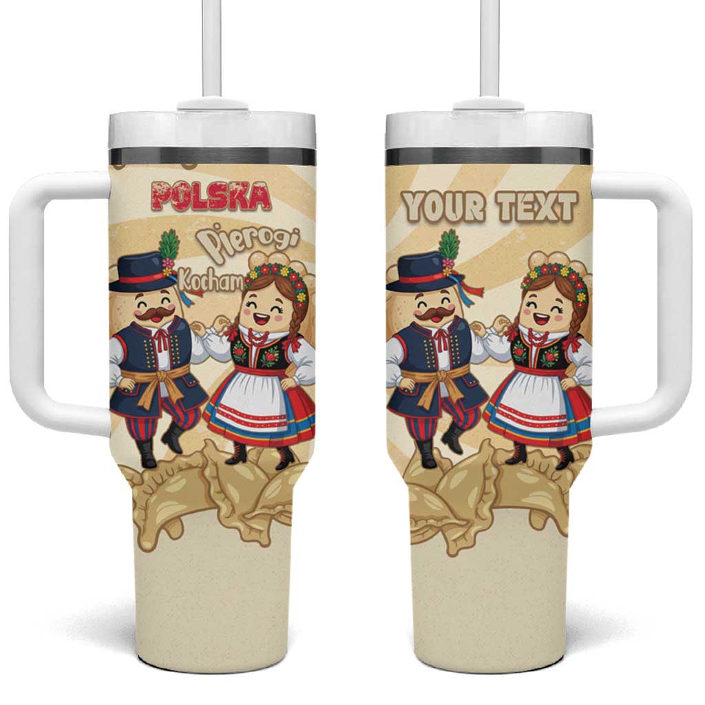 Personalised Pierogi Festival Poland Tumbler With Handle Polska Dumpling Kocham - Wonder Print Shop