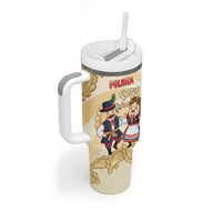 Personalised Pierogi Festival Poland Tumbler With Handle Polska Dumpling Kocham - Wonder Print Shop