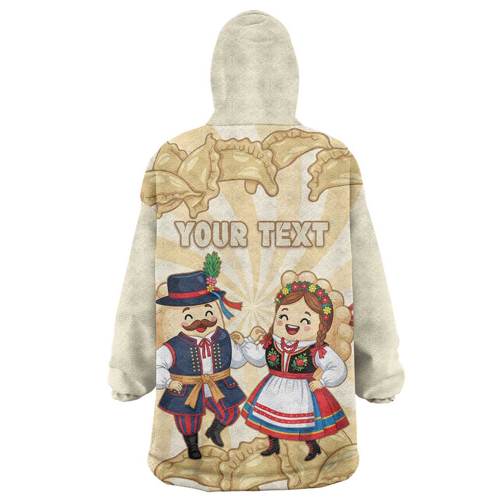 Personalised Pierogi Festival Poland Wearable Blanket Hoodie Polska Dumpling Kocham - Wonder Print Shop
