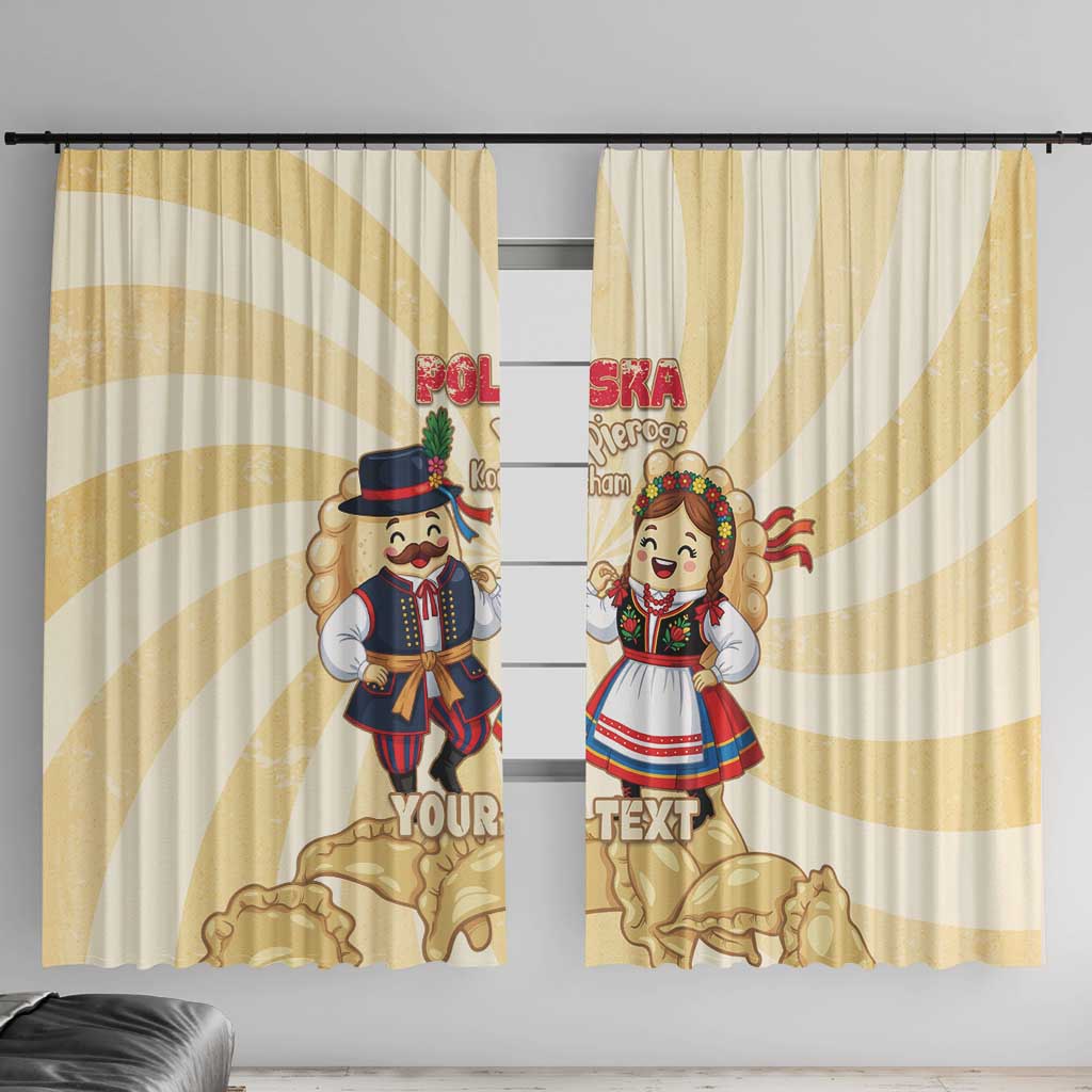 Personalised Pierogi Festival Poland Window Curtain Polska Dumpling Kocham - Wonder Print Shop