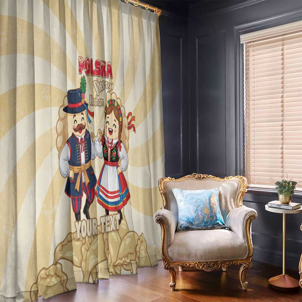 Personalised Pierogi Festival Poland Window Curtain Polska Dumpling Kocham - Wonder Print Shop