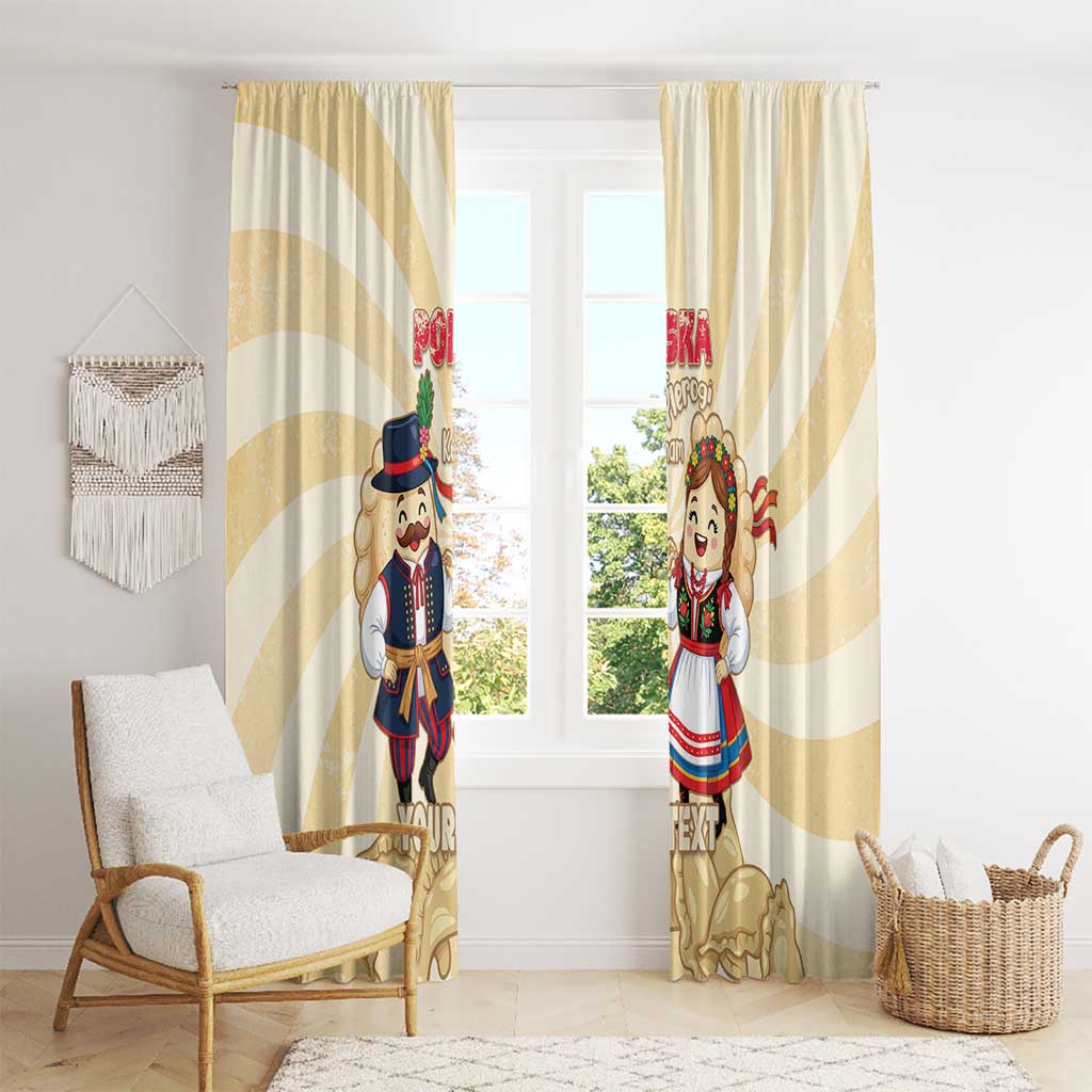 Personalised Pierogi Festival Poland Window Curtain Polska Dumpling Kocham - Wonder Print Shop