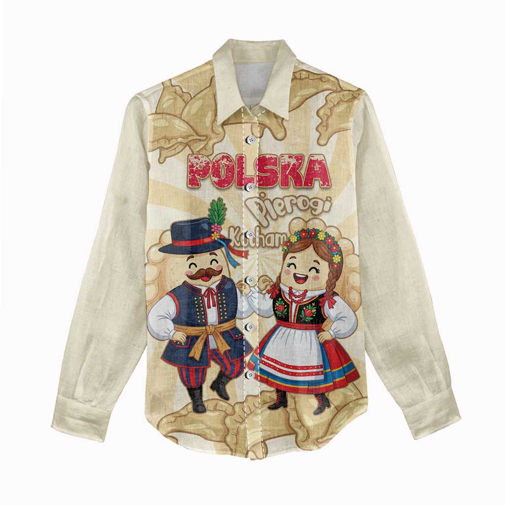 Personalised Pierogi Festival Poland Women Casual Shirt Polska Dumpling Kocham - Wonder Print Shop