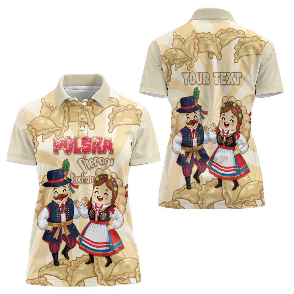 Personalised Pierogi Festival Poland Women Polo Shirt Polska Dumpling Kocham - Wonder Print Shop