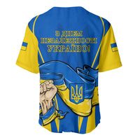 Ukraine Baseball Jersey Happy Ukrainian 32nd Independence Anniversary - Wonder Print Shop