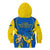 Ukraine Kid Hoodie Happy Ukrainian 32nd Independence Anniversary - Wonder Print Shop