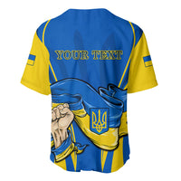 Custom Ukraine Baseball Jersey Happy Ukrainian 32nd Independence Anniversary - Wonder Print Shop