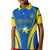 Custom Ukraine Kid Polo Shirt Happy Ukrainian 32nd Independence Anniversary - Wonder Print Shop
