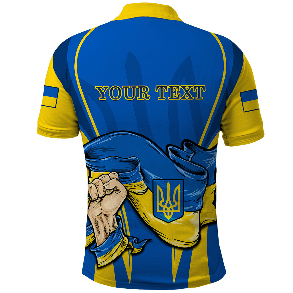 Custom Ukraine Polo Shirt Happy Ukrainian 32nd Independence Anniversary - Wonder Print Shop