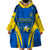 Custom Ukraine Wearable Blanket Hoodie Happy Ukrainian 32nd Independence Anniversary - Wonder Print Shop