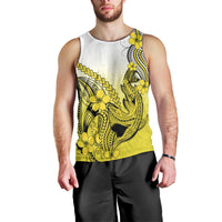 hawaii-men-tank-top-polynesian-shark-tattoo-with-plumeria-yellow-gradient