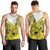 hawaii-men-tank-top-polynesian-shark-tattoo-with-plumeria-yellow-gradient