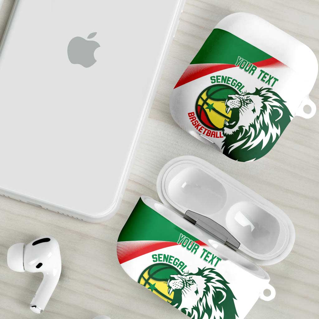 Senegal Basketball Custom AirPods Case Come On Lions - Wonder Print Shop