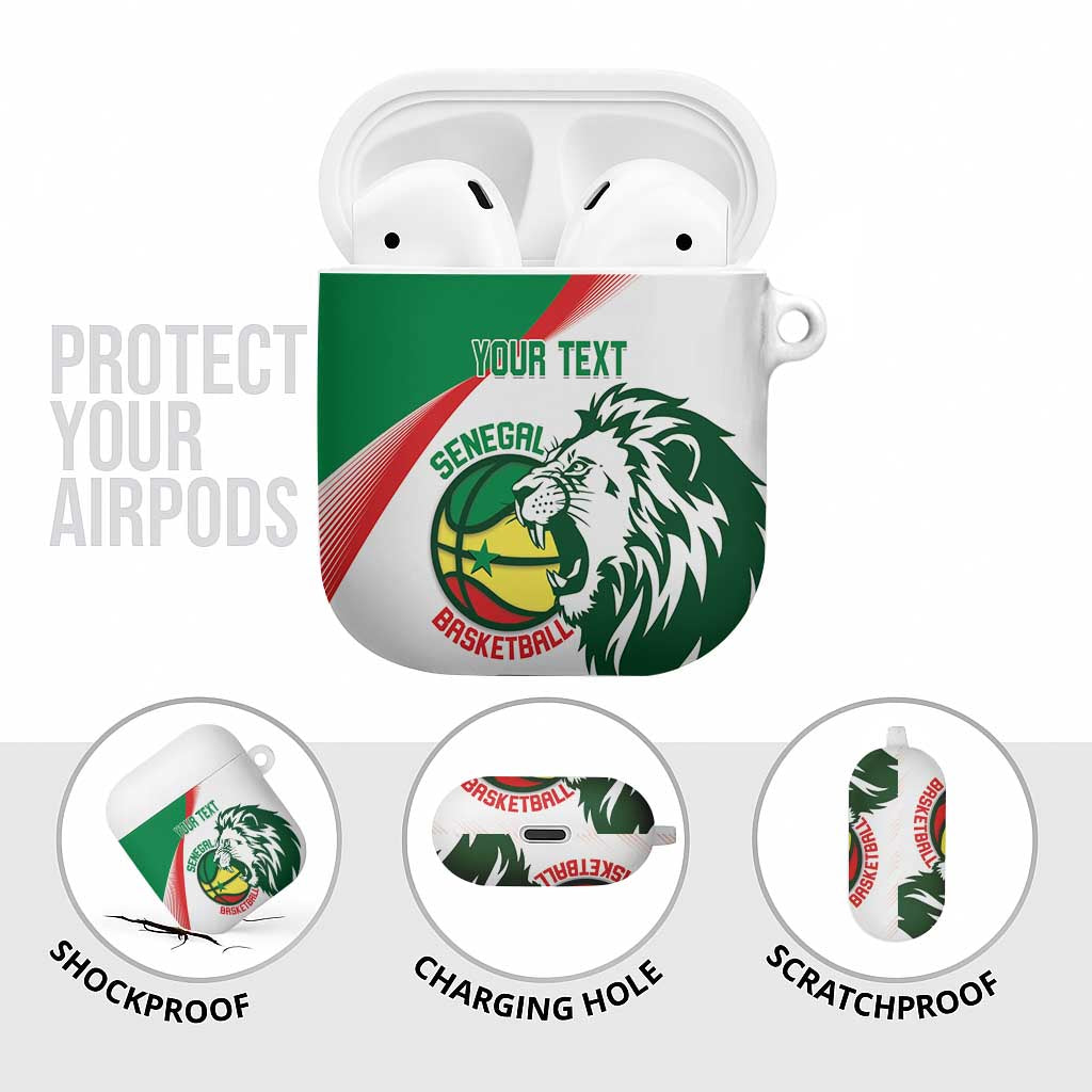 Senegal Basketball Custom AirPods Case Come On Lions - Wonder Print Shop