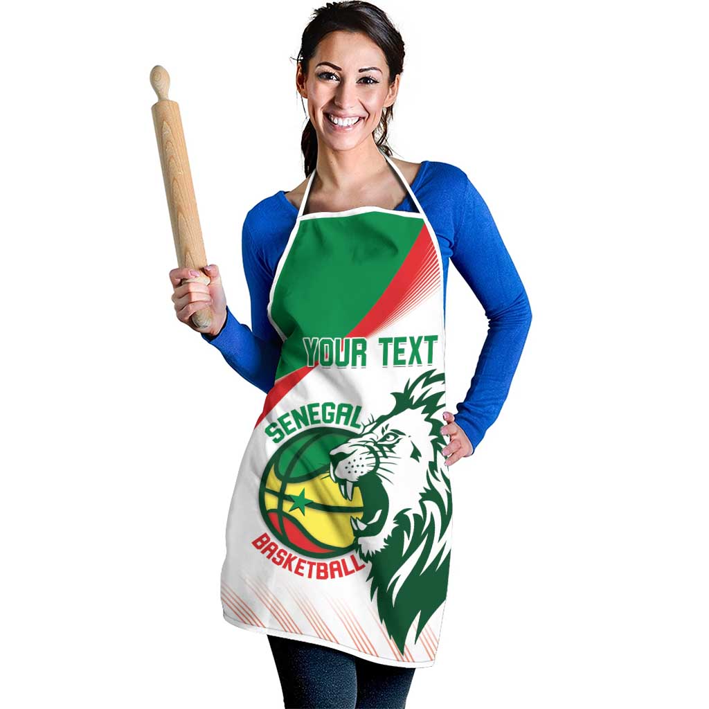 Senegal Basketball Custom Apron Come On Lions - Wonder Print Shop