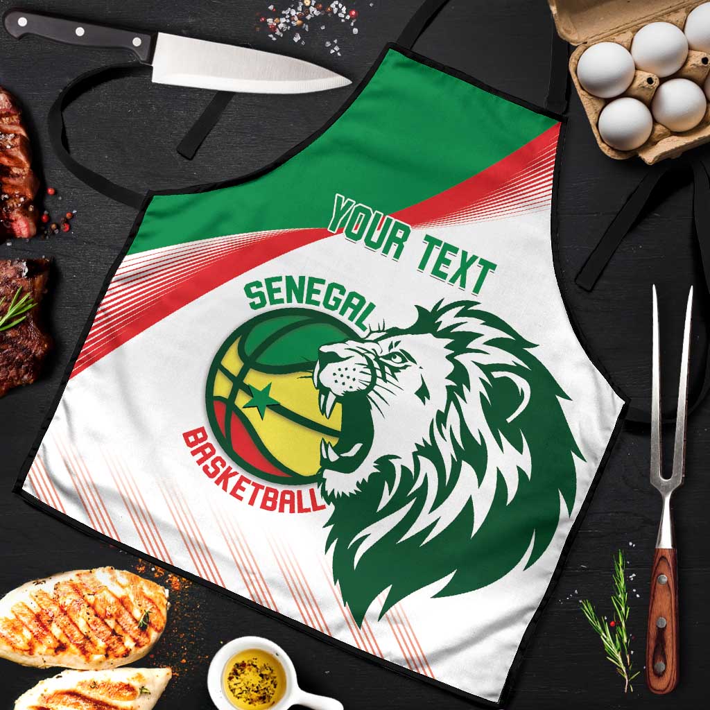 Senegal Basketball Custom Apron Come On Lions - Wonder Print Shop