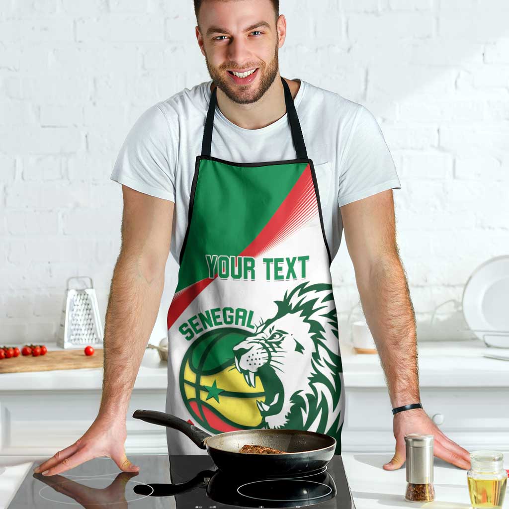 Senegal Basketball Custom Apron Come On Lions - Wonder Print Shop