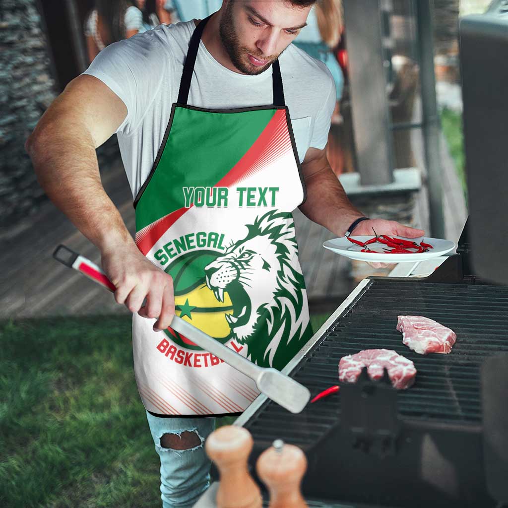 Senegal Basketball Custom Apron Come On Lions - Wonder Print Shop
