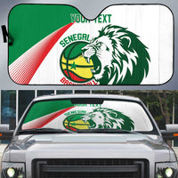 Senegal Basketball Custom Auto Sun Shade Come On Lions - Wonder Print Shop