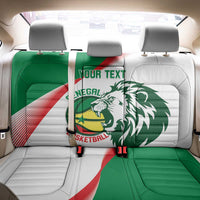 Senegal Basketball Custom Back Car Seat Cover Come On Lions - Wonder Print Shop