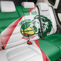 Senegal Basketball Custom Back Car Seat Cover Come On Lions - Wonder Print Shop