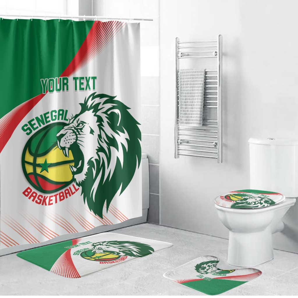 Senegal Basketball Custom Bathroom Set Come On Lions - Wonder Print Shop