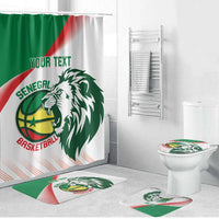 Senegal Basketball Custom Bathroom Set Come On Lions - Wonder Print Shop