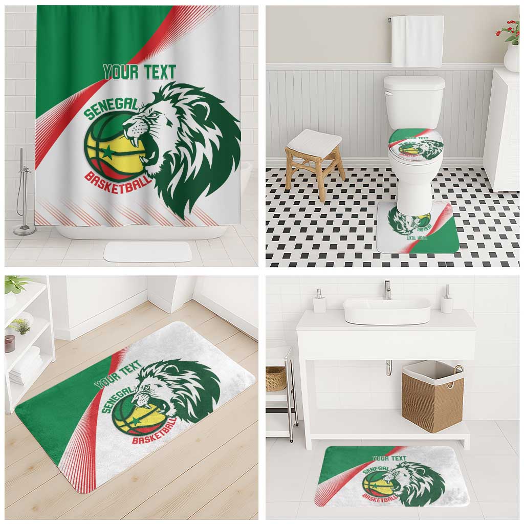 Senegal Basketball Custom Bathroom Set Come On Lions - Wonder Print Shop