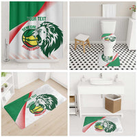 Senegal Basketball Custom Bathroom Set Come On Lions - Wonder Print Shop