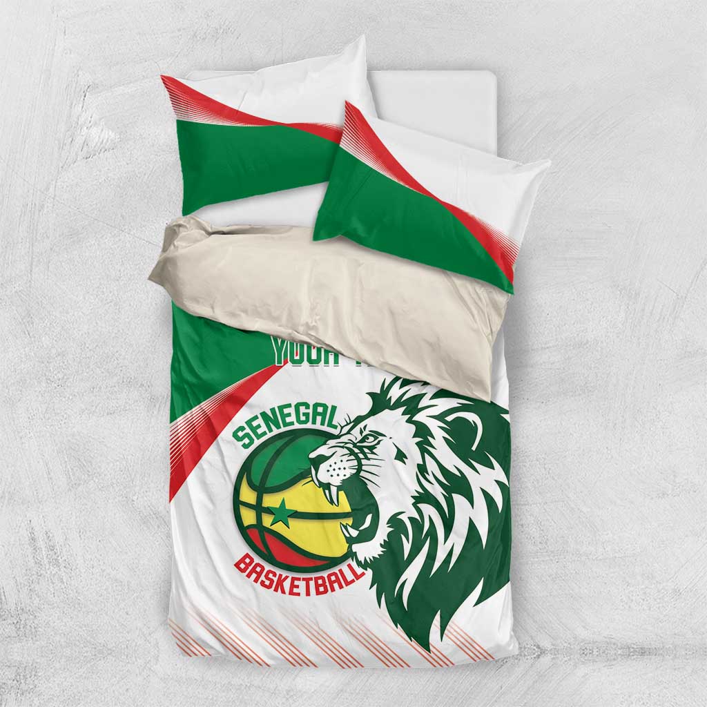 Senegal Basketball Custom Bedding Set Come On Lions - Wonder Print Shop